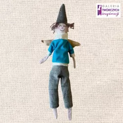 Wesoły Skrzat (3) - Lalka tekstylna 46 cm